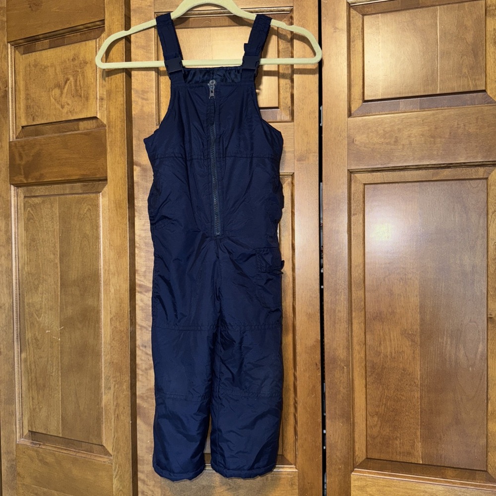 Toddler's Oshkosh Bgosh Navy Blue Bib Snow Pants Size 4T